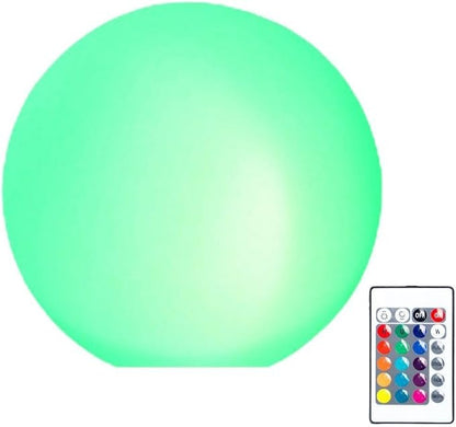 LED Mood Ball Light, Rechargeable LED Bedside Table Lamp,Night Light with 16 Color Change and 4 Flash Modes,Suits for Outdoor Indoor Decoration (12CM/4.7 inch Ball)