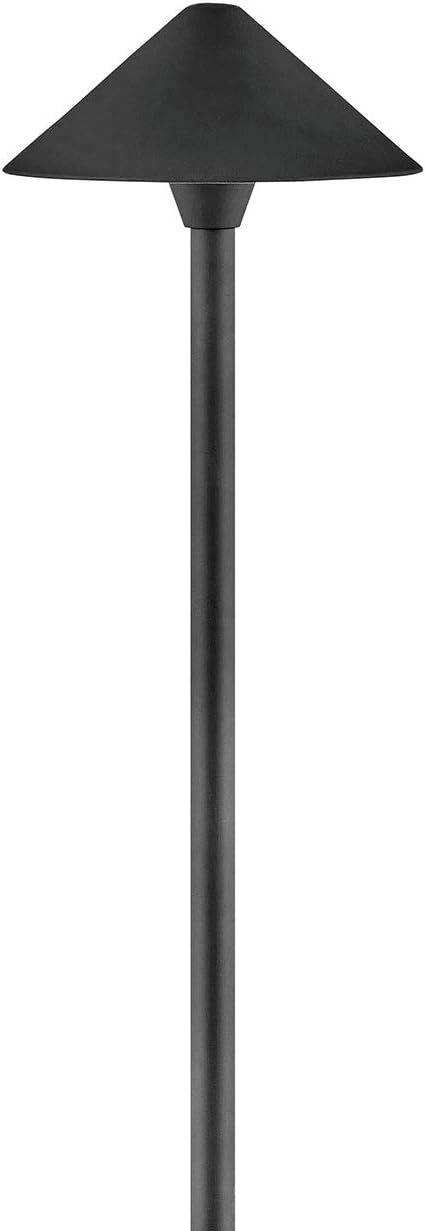 Hinkley Springfield 16019BK-LL Large LED Low Voltage Landscape Pathway Light - 12v, Dimmable, Aluminum - Black