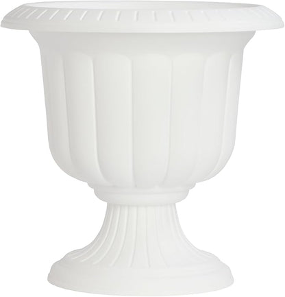 Root & Vessel Classic Urn, White, 19-Inch