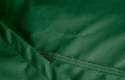 Eevelle Meridian Patio Oval Table Cover with Marine Grade Fabric - Waterproof Outdoor Table Cover - Furniture Set Covers for Dining Table - Easy to Install - (25" H x 72" L x 42" W, Hunter Green)