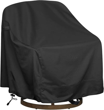 Outdoor Swivel Lounge Chair Cover,Waterproof Heavy Duty Outdoor Chair Covers, (30" W X 34" D X 38.5" H) Patio Furniture Cover for Swivel Patio Lounge Chair