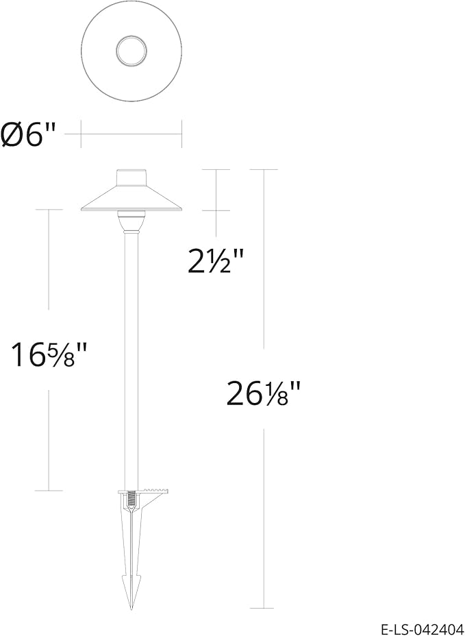 Amped Landscape Lighting Cone 12V Path and Area Light with G4 Socket in Aged Brass Solid Copper Enhanced Protection for Coastal Environments