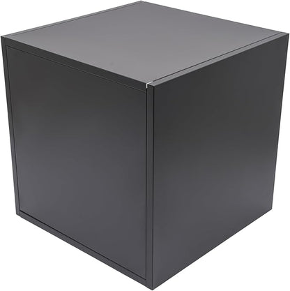 26Inch Steel Planter Box Metal Planter Large Tall Square Planters for Indoor Outdoor Plants, Heavy Duty Flower Pot for Patio, Yard, Garden (Black, 26" L x 26" W x 26" H)