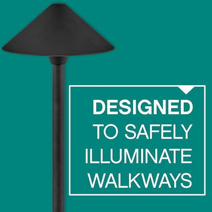 Hinkley Springfield 16022BK-LL Small LED Low Voltage Landscape Pathway Light - 12v, Dimmable, Aluminum - Black