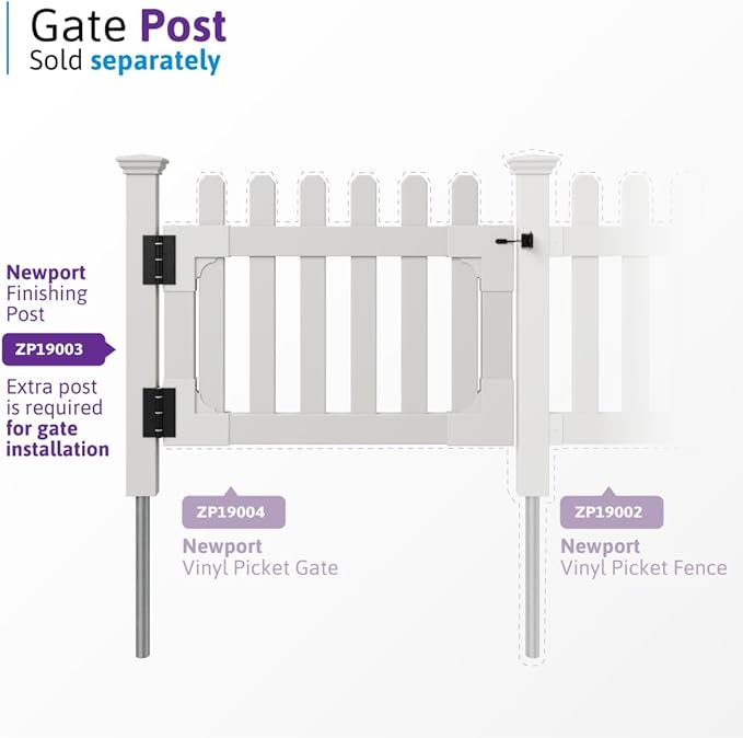 WamBam Newport Gate Kit, 33.5in H x 42in W, 1 Gate