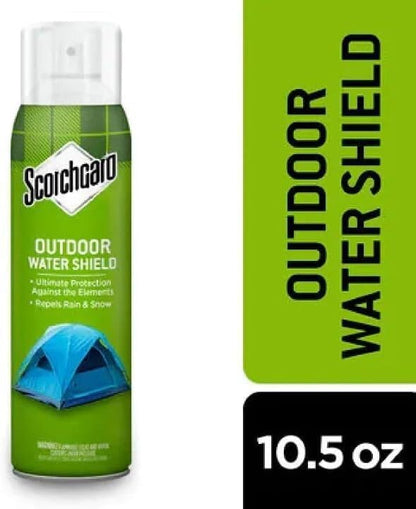 S'cotchguard Outdoor Water Shield Spray, Water Repellent for Fabric, Gear, Furniture, Breathable, Odorless, 10.5 oz, 1 Pack