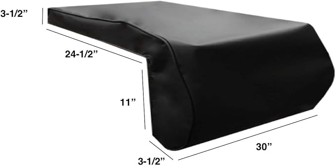 Windproof Covers 30 inch Heavy Duty Premium Vinyl Cover to fit Twin Eagles Breakfast Club & Teppanyaki Built-in