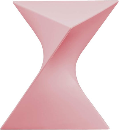 LeisureMod Modern Pink Accent Side Table - Stylish Side Vanity Table for Bedroom & Living Room