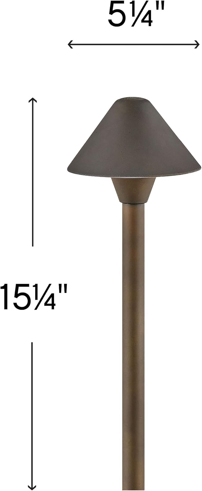 Hinkley Springfield 16016OZ-LL Mini LED Low Voltage Landscape Pathway Light - 12v, Dimmable, Aluminum - Oil Rubbed Bronze