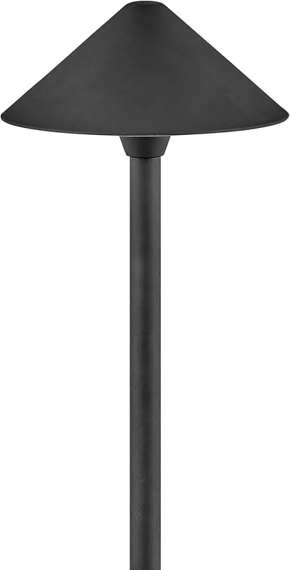 Hinkley Springfield 16022BK-LL Small LED Low Voltage Landscape Pathway Light - 12v, Dimmable, Aluminum - Black