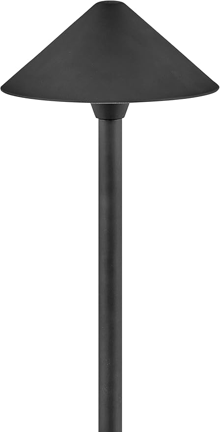 Hinkley Springfield 16022BK-LL Small LED Low Voltage Landscape Pathway Light - 12v, Dimmable, Aluminum - Black