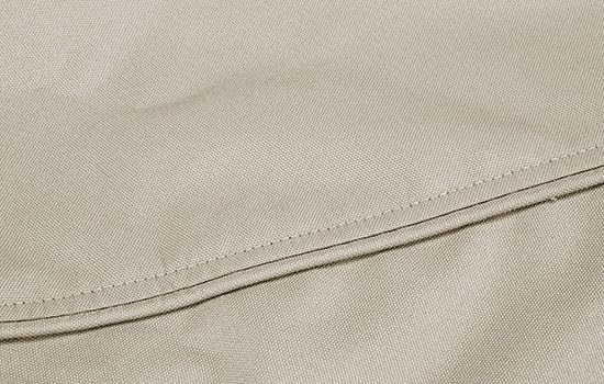 Eevelle Meridian Patio Oval Table Cover with Marine Grade Fabric - Waterproof Outdoor Table Cover - Furniture Set Covers for Dining Table - Easy to Install - (25.5"H x 60"L x 36"W, Khaki)