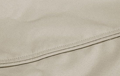 Eevelle Meridian Patio Oval Table Cover with Marine Grade Fabric - Waterproof Outdoor Table Cover - Furniture Set Covers for Dining Table - Easy to Install - (25.5"H x 60"L x 36"W, Khaki)