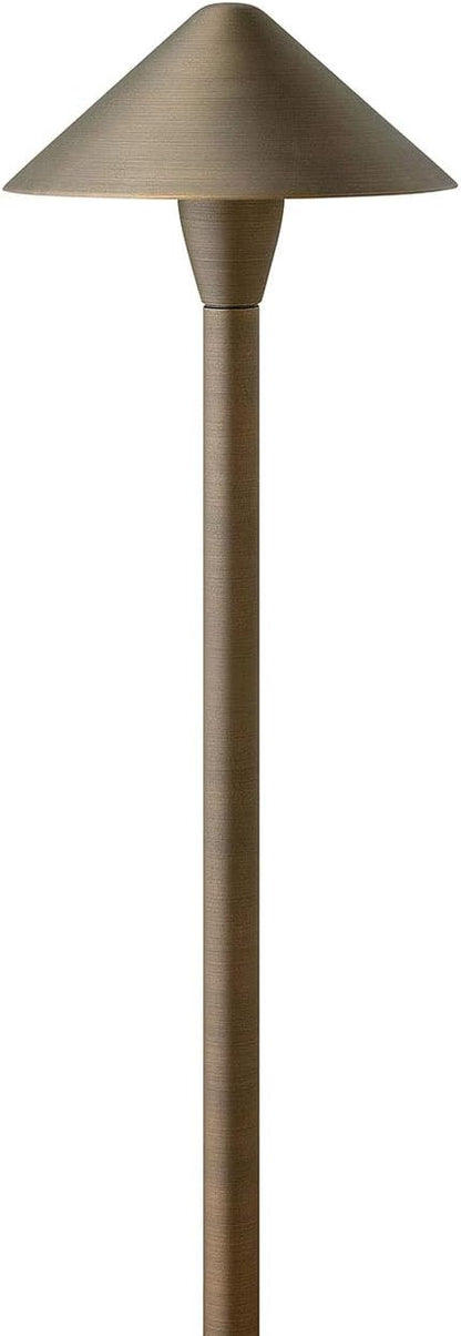 Hinkley Hardy Island Springfield 16019MZ-LL Large LED Low Voltage Landscape Pathway Light - 12v, Dimmable, Aluminum - Matte Bronze
