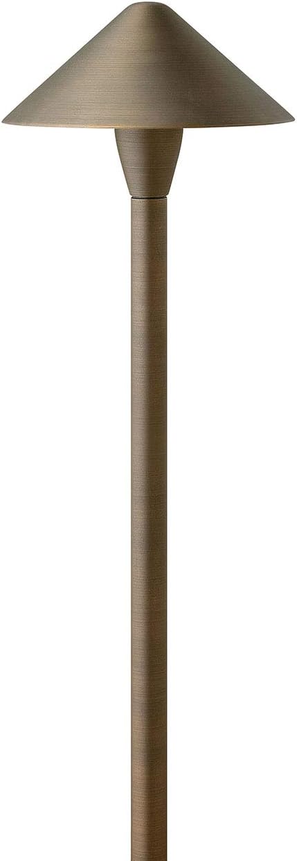 Hinkley Hardy Island Springfield 16019MZ-LL Large LED Low Voltage Landscape Pathway Light - 12v, Dimmable, Aluminum - Matte Bronze