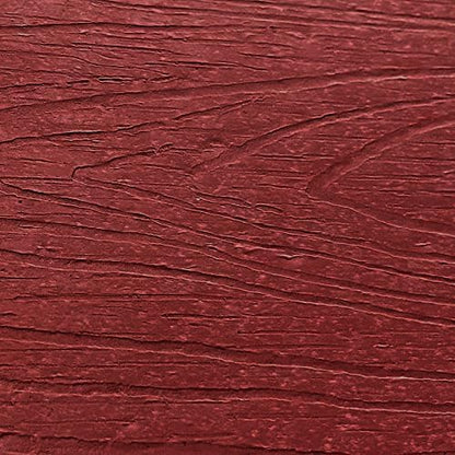 Ayge 17.7" Double Outdoor Side Table, Rectangular HDPE Adirondack End Table for Patio, Lawn, Pool, Garden, Backyard，Red