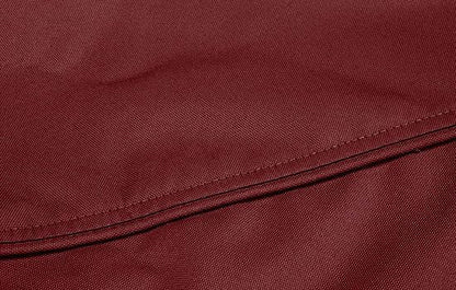 Eevelle Meridian Patio Oval Table Cover with Marine Grade Fabric - Waterproof Outdoor Table Cover - Furniture Set Covers for Dining Table - Easy to Install - (25"H x 66"L x 38"W, Burgundy)