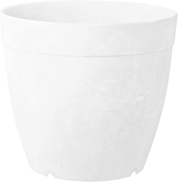 Root & Vessel Dolce Round Planter, White, 8"