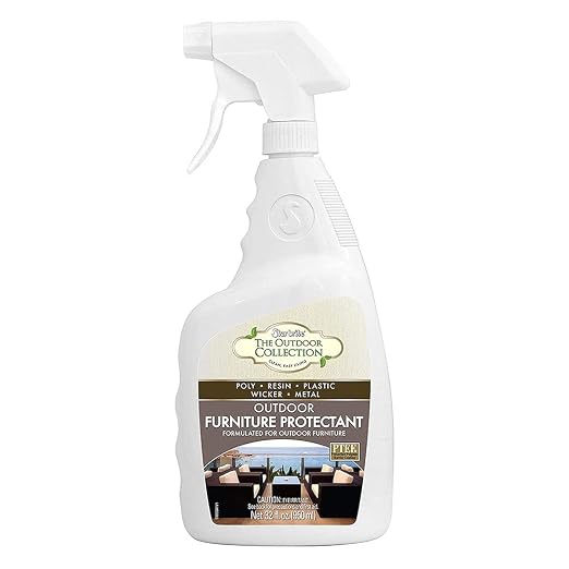 STAR BRITE Outdoor Collection Furniture Protectant Spray - Ideal for Extending the Life & Color of Backyard Patio Chairs, Couches, and Furniture 32 OZ (59032)