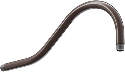 Steel Lighting Co. Topanga Barn Light | Outdoor Wall Mounted | Farmhouse Garage Light Made in America | 14 inch Dome | 16 inch Gooseneck | Dark Bronze Exterior/White Interior