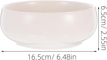 Toddmomy Ceramic Hydroponic Planter Pot 6.49X5.70X2.55 Inch Lotus Bowl for Indoor Succulents Coin Grass Water Lily Decorative Garden Container