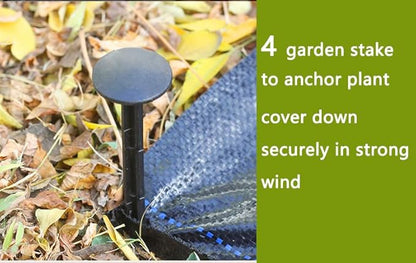 Costyle 4 Pack Plant Protectors from Animals Mesh Plant Cover for Strawberry Vegetables, 17 inch Plant Umbrella to Keep Animals Rabbits Out (Mesh, 17" x 17" x 8")