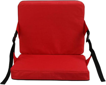 Indoor & Outdoor Folding Chair Cushion Without Back Support, Foldable Portable Stadium Seat,Chair Cushion for Sports Events, Outing, Travelling，Hiking, Fishing
