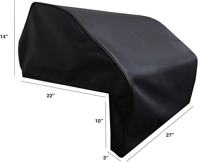 Windproof Covers 27 inch Heavy Duty Premium Vinyl Cover to fit Solaire Built-in Grill