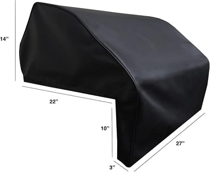 Windproof Covers 27 inch Heavy Duty Premium Vinyl Cover to fit Solaire Built-in Grill