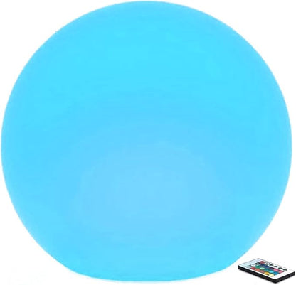 Censinda LED Glowing Ball Light, 14-Inch Cordless 16 Color Changing and 4 Light Modes Kids Night Light, Rechargeable & Dimmable Mood Lamp with Remote Control, Perfect for Home Patio Yard Accent Decor