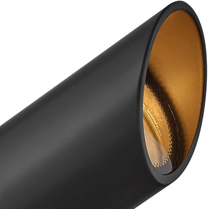Hinkley Landscape Lighting 1536SK Accent Spot Light - Aluminum, MR16 LED Bulb Required, Safe for Wet Conditions, Wiring Kit and Ground Spike Included - Satin Black Finish with Clear Lens