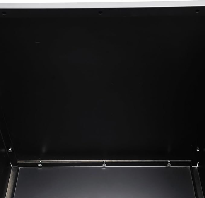 26Inch Steel Planter Box Metal Planter Large Tall Square Planters for Indoor Outdoor Plants, Heavy Duty Flower Pot for Patio, Yard, Garden (Black, 26" L x 26" W x 26" H)