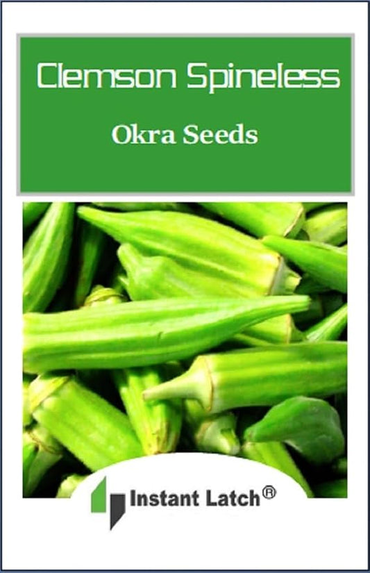 100 Clemson Spineless Okra Seeds for Planting Non GMO Heirloom Seeds Fresh Garden Seed