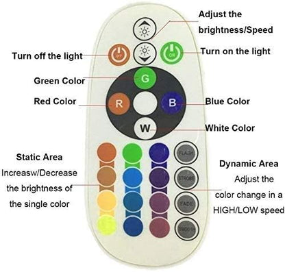 LED Mood Cube Light, Waterproof Rechargeable LED Bedside Table Lamp,Night Light with 16 Color Change and 4 Flash Modes,Suits for Outdoor Indoor Decoration (15x15x15cm)