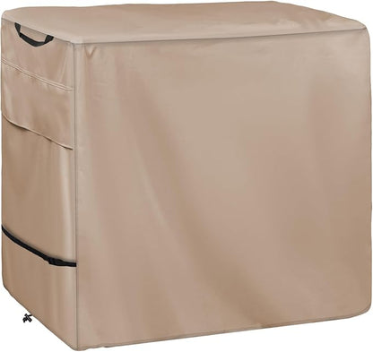 Outdoor Pizza Oven Table Cover for Nuuk Three-Shelf Heavy Duty Rolling Outdoor Pizza Oven Table and ooni Pizza Oven Stand Modular Table,600D Heavy Duty Waterproof Cover,Khaki