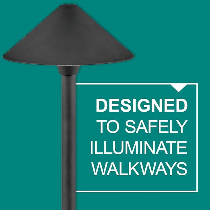 Hinkley Springfield 16016BK-LL Mini LED Low Voltage Landscape Pathway Light - 12v, Dimmable, Aluminum - Black