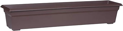 Root & Vessel 16363, Brown, Countryside Flower Box Planter, 36-Inch