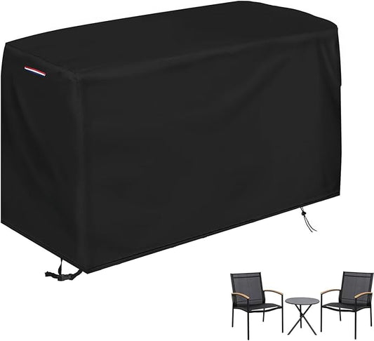 Patio Bistro Set Cover, Heavy Duty Waterproof Outdoor Table and Chairs Set Cover for 3 Pieces Patio Furniture Set/2 Chairs Patio Set - 66"L x 22"W x 29"H