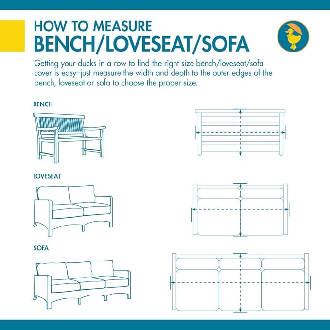 DUCKCOVERS ULV603535 Ultimate Loveseat Cover, 60"W x 35"D x 35"H, Mocha Cappuccino, Patio Furniture Covers