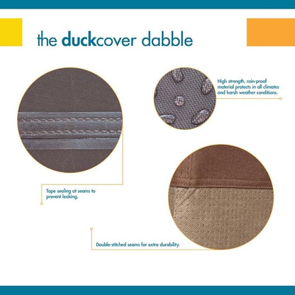 DUCKCOVERS® Ultimate Waterproof 104 Inch Patio Right-Facing Sectional Lounge Set Cover, Patio sectional Cover