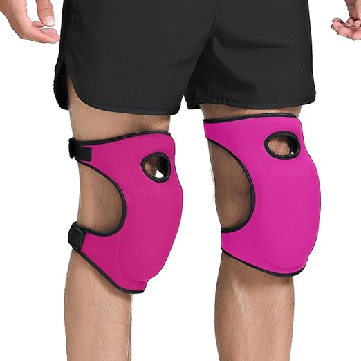 Gardening Knee Pads for Women, Soft Neoprene Knee Pads for Men Construction, Work Knee Pad for Women Men, Rodilleras Para Roofing Rodilleras Para Trabajo (Purple)
