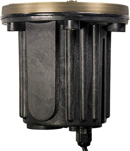 12V Brass In-Ground Well Light (Open Top) with 5W 2700K Warm White MR16 LED Bulb for Low Voltage Landscape Lighting of Outdoor Pathway, Garden, Shrubs, Columns or Trees