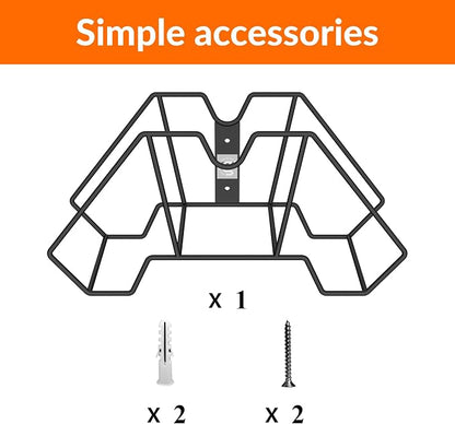 Giraffe Tools Garden Hose Holder Wall Mount-Metal Water Hose Hanger for Outside,Holds 150FT Hoses,Durable Hook for Garden