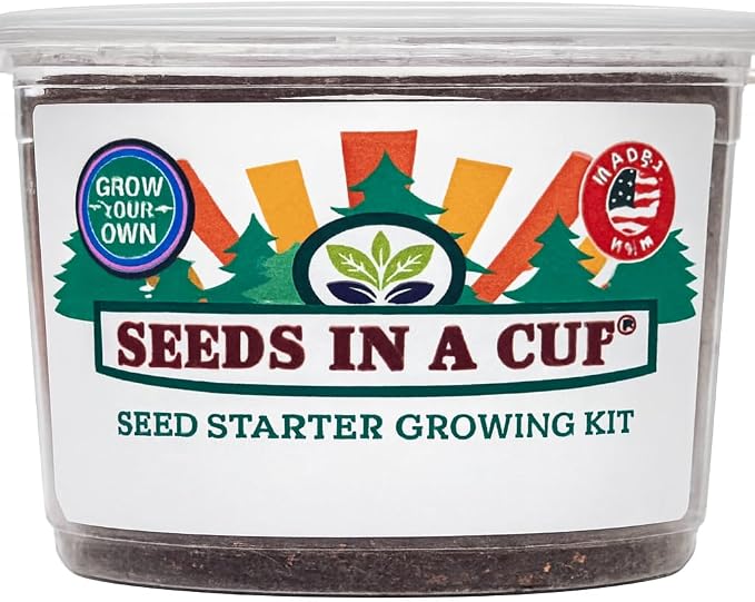 Coffee Arabica Tree Seed Starter Grow Kit (Real Houseplant) - Premium Nutrient-Rich Soil (No Discs) & Recyclable Planters - USA-Made Indoor Gardening Gift for Coffee Lovers & Baristas