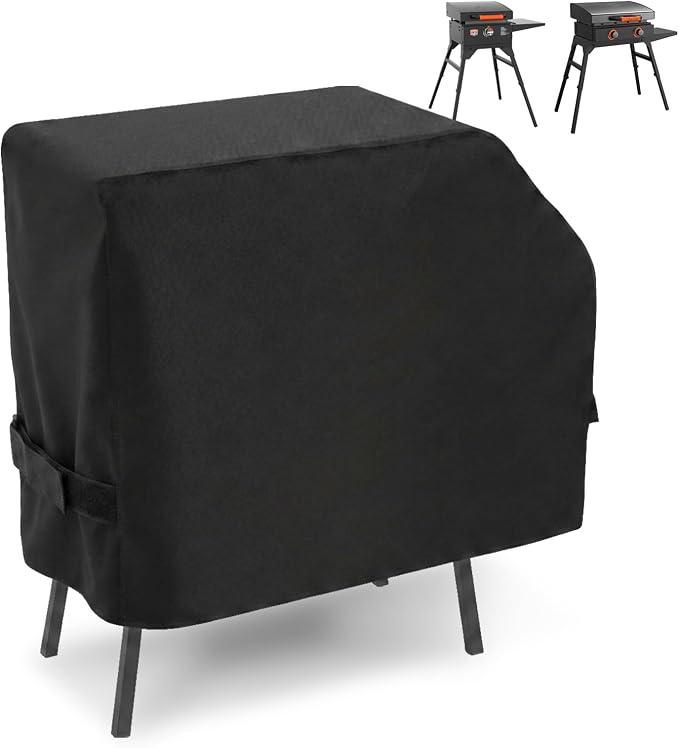 Griddle Cover for Blackstone 17 Inch 22 Inch Griddle with Hood and Stand, Heavy Duty 600D Polyester Grill Cover for Blackstone 22 Inch Griddle Cover 22" Blackstone Grill Cover