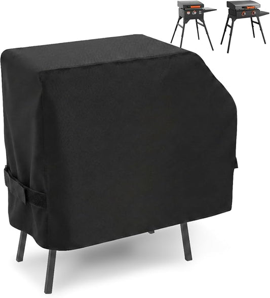 Griddle Cover for Blackstone 17 Inch 22 Inch Griddle with Hood and Stand, Heavy Duty 600D Polyester Grill Cover for Blackstone 22 Inch Griddle Cover 22" Blackstone Grill Cover