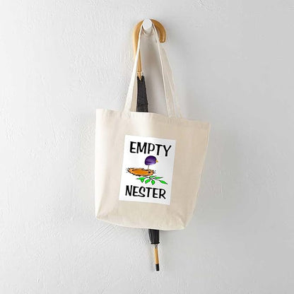 CafePress EMPTY NESTER Tote Bag Natural Canvas Tote Bag, Reusable Shopping Bag