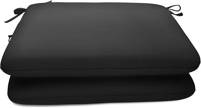Sunbrella Patio Cushions - (2 Pack) - 20" W x 20" L x 2.5" T, Outdoor Chair Cushion with Comfort, Style & Durability Designed for Outdoor Living - Made in The USA