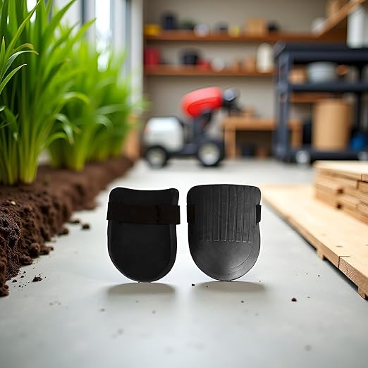 1 Pair Black Knee Pads Heavy Duty and Comfort for Construction, Gardening, Flooring Work Use Safety Easy to Use Kneepads,Tools and Home Improvement,Ergonomic Supports
