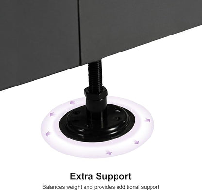 PURPLE LEAF Patio Umbrella Base WK4500 with 4 Lockable Wheels 1100 lbs High Capacity Heavy-Duty Cantilever Offset Steel Weighted Base